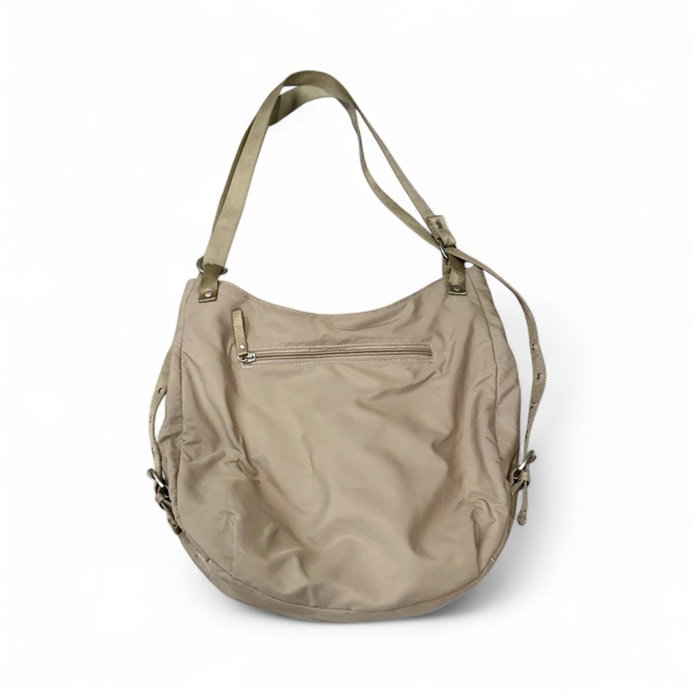 Ellington Beige Nylon Backpack/hobo bag